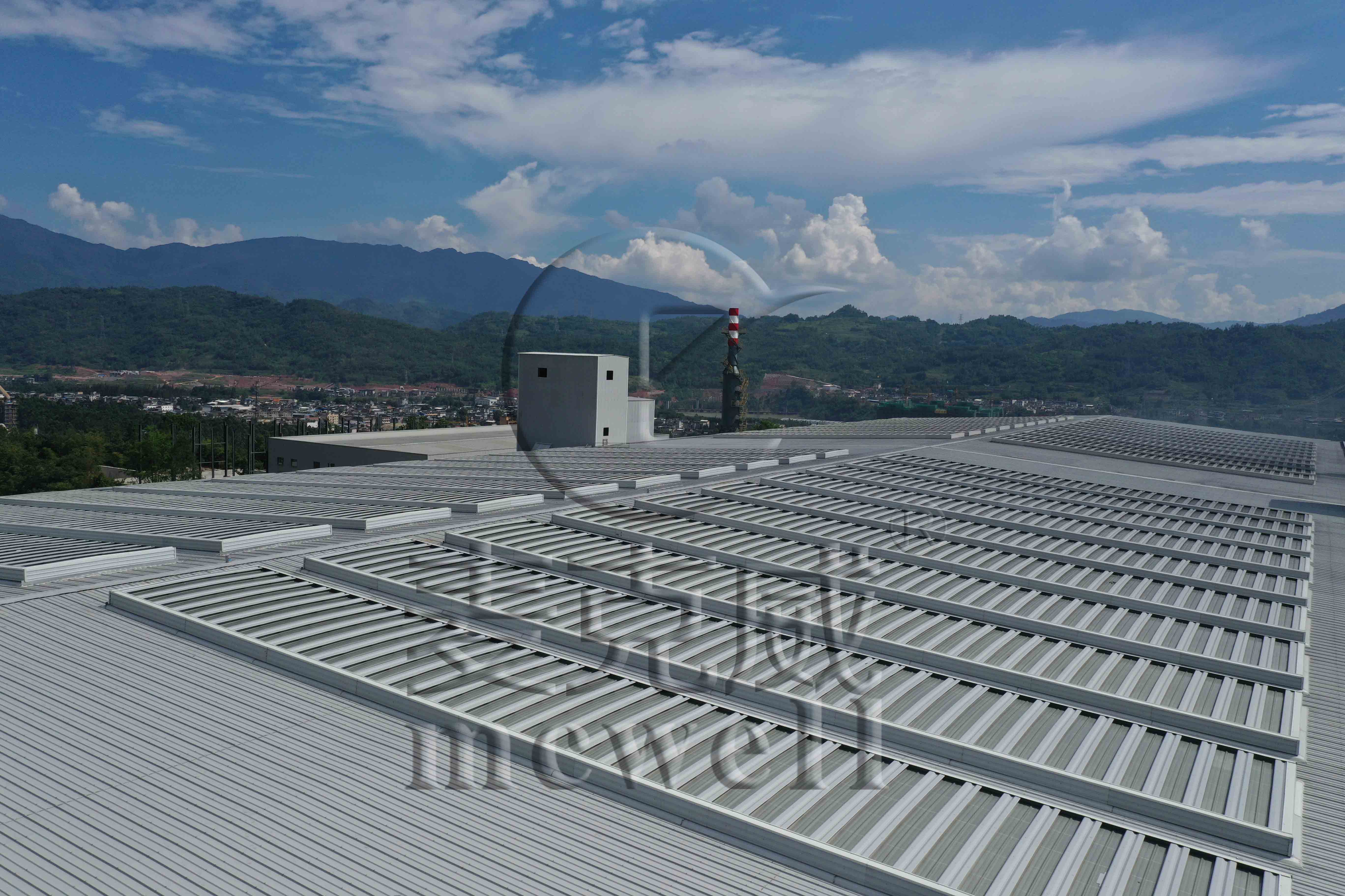 金匯能新材料10萬噸鋰電池負極材料生產(chǎn)基地項目-四川10B型薄型通風天窗