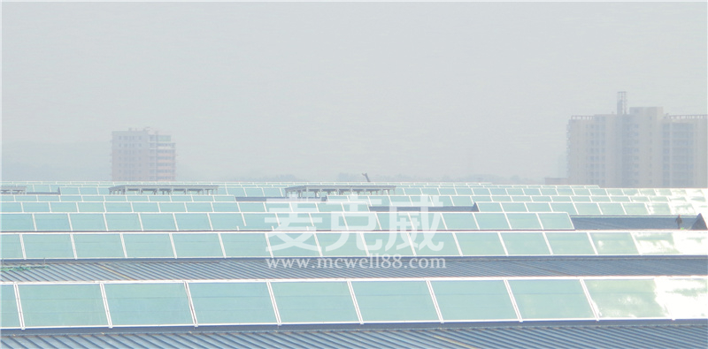 上開式三角型電動(dòng)排煙天窗