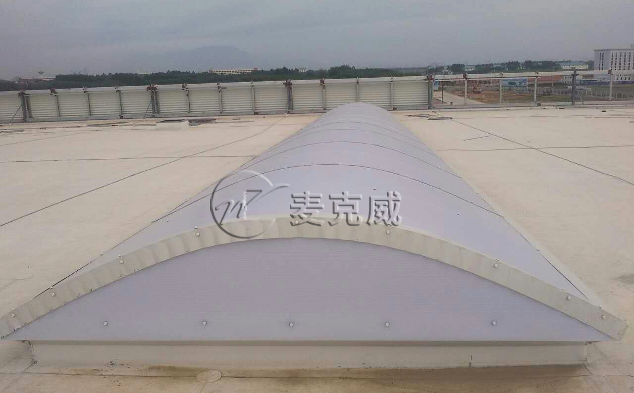 廣西貴港華奧汽車(chē)制造二期通風(fēng)天窗、采光帶、圓拱型電動(dòng)天窗工程
